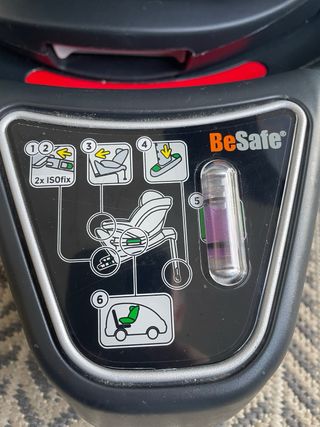 Silla coche Isofix Besafe Izi Twist contramarcha