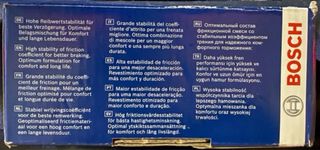 Pastillas de freno Bosch traseras