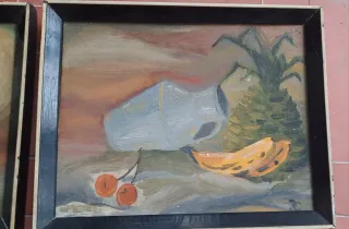 2 Quadri ad Olio Frutta