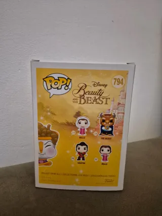Funko Pop! Chip Disney 794 Bella y Bestia