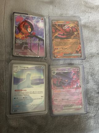 Lote Cartas Pokémon Fuego Fantasmales Vendo/Cambio