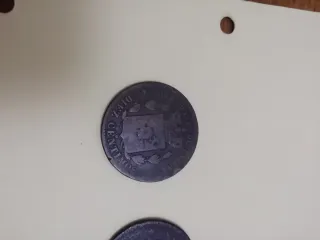 Lote de 4 monedas antiguas españolas