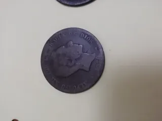Lote de 4 monedas antiguas españolas