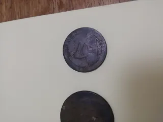 Lote de 4 monedas antiguas españolas