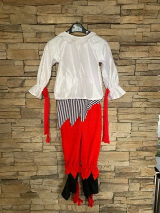 Costume Pirata Bambina 4/5 Anni