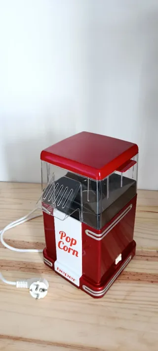 Máquina de palomitas Beper roja