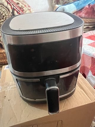 Freidora de aire negra