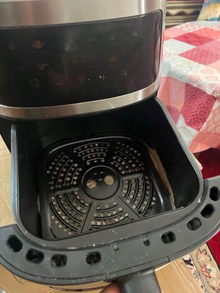 Freidora de aire negra
