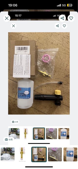 Canhão Bico Espuma Lavagem Alta Pressão