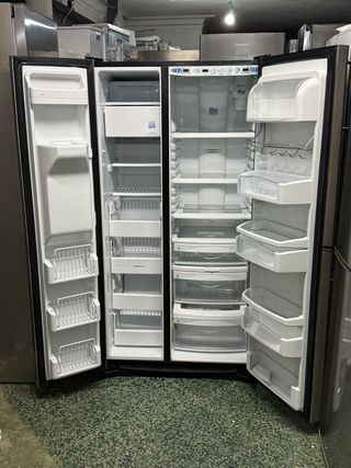 Nevera Acero Inoxidable Doble Puerta