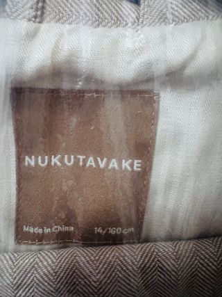 Traje Lino Niño Talla 14 color camel