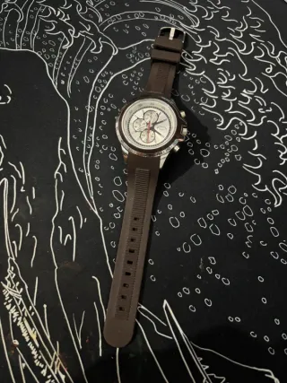 Reloj Eve Mon Crois KL2392 Plata y Marrón