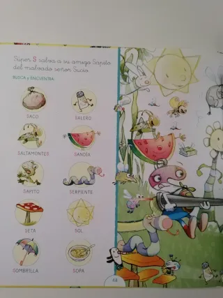 Juega al escondite con las letras divertidas