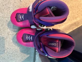 Patines en línea rosas y morados