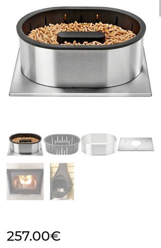 Qaito quemador de pellet para estufas de leña