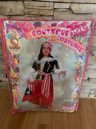 Costume da corsaro bambina 6-8 anni