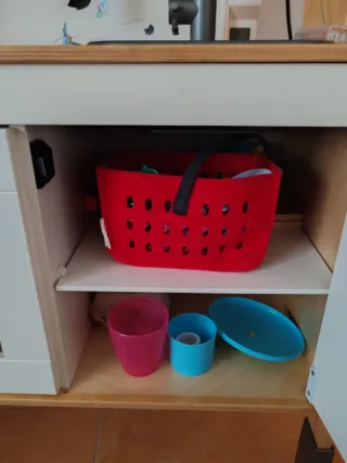 Cocinita IKEA de madera