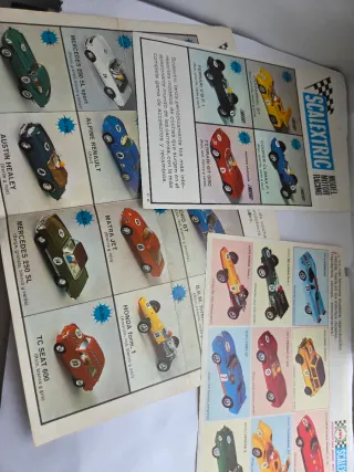 Folletos Publicidad Scalextric Novedades Coches