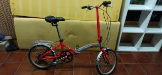 Bicicleta Plegable Monty Roja