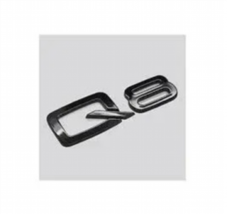 Emblema LOGO AUDI Q8 negro