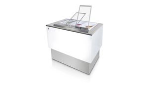 Vitrina IFI Panorama 6 sabores + 12 cubetas inox