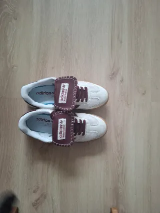 Adidas Bambas Beige-Granate