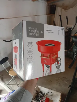 Máquina de algodón de azúcar Elta Roja