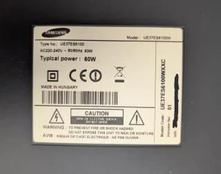 Samsung 37 3D TV UE37ES6100