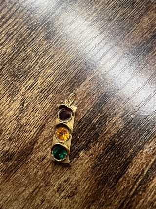 Colgante Oro 18k Semáforo