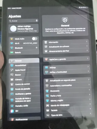 Apple iPad 9ª Gen Gris Plata