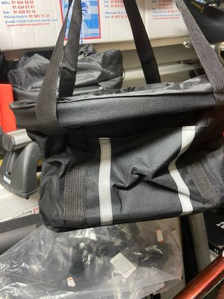 Cesta Delantera Bicicleta Negra