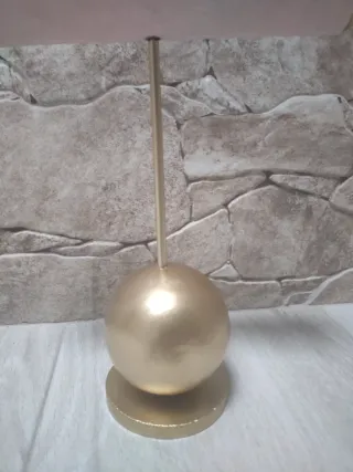 Soporte para pulseras dorado y rosa