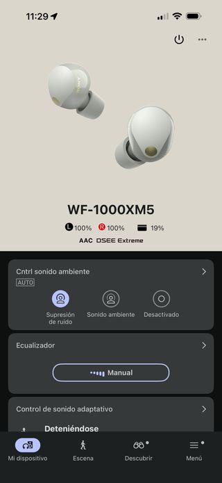 Auriculares Sony WF-1000XM5 Plata