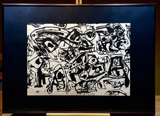 Antonio Saura. Pochoir de 1961