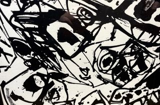 Antonio Saura. Pochoir de 1961