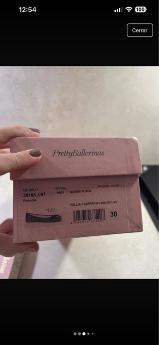 Bailarinas Pretty Ballerinas Talla 38