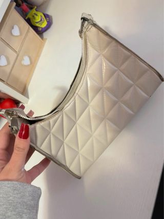 Borsa donna elegante beige