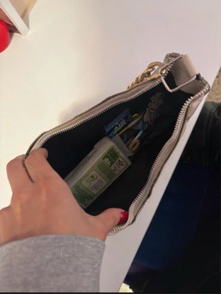 Borsa donna elegante beige