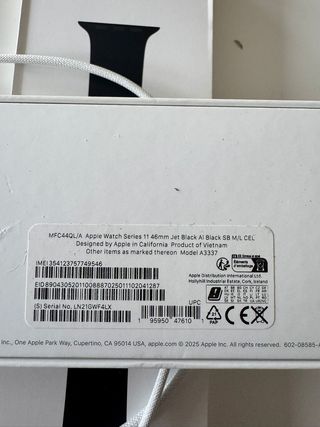 Apple Watch 11 46mm CEL 100%