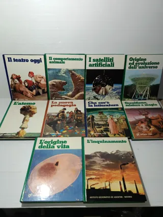 10 Volumi Grandi Temi De Agostini anni 70
