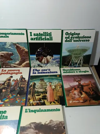10 Volumi Grandi Temi De Agostini anni 70