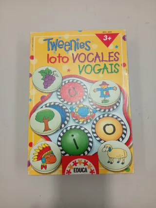 Juego Tweenies Loto Vocales Educa