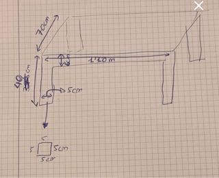 Mesa centro hierro y cristal