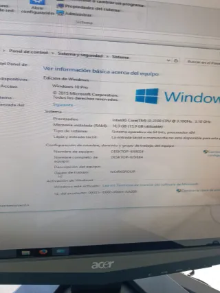 HP Compaq 8200 PC Escritorio