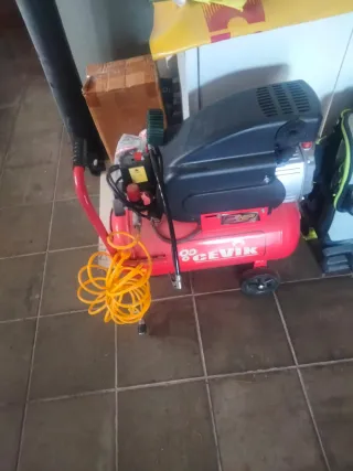Compresor Cevik 2hp Rojo