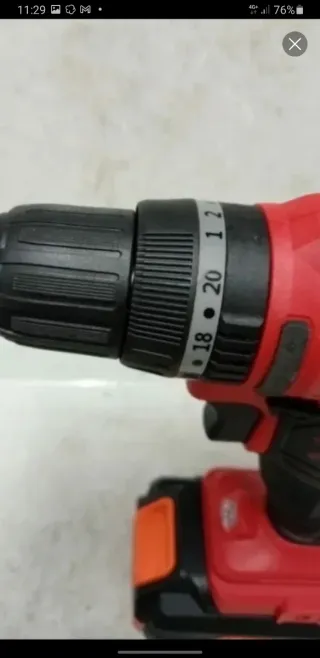 Taladro de batería 20v