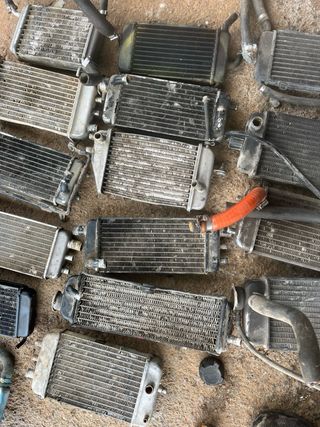 Lote de radiadores de moto