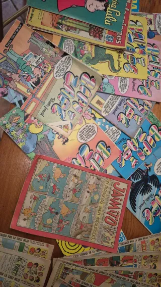 Lote de Cómics Antiguos TBO, Zizi zape,Rosas blanc