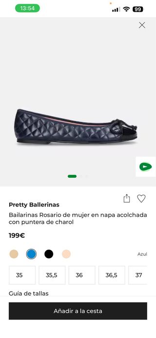 Bailarinas Pretty Ballerinas Talla 38