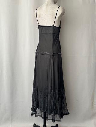 Vestido tul pedrería fiesta Zara